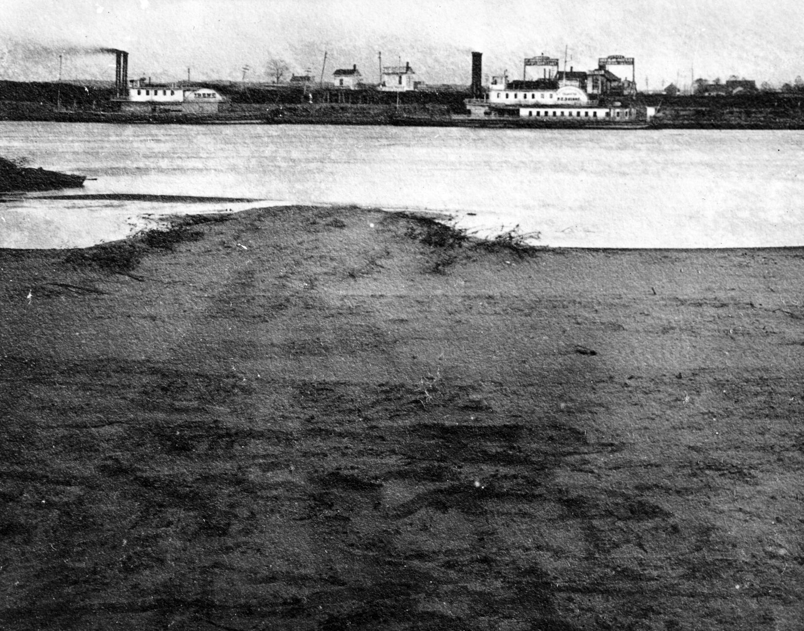 Omaha ferry landing - 1860